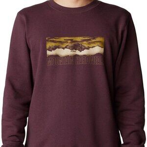 NEW Mountain Hardwear Men's Mt Whitney Crew Sweatshirt Blackberry